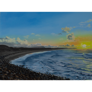 sunset and sealover art