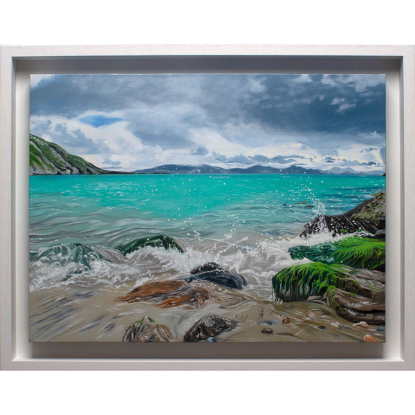 Original framed seascape painting of Keem Bay Achill Island Mayo