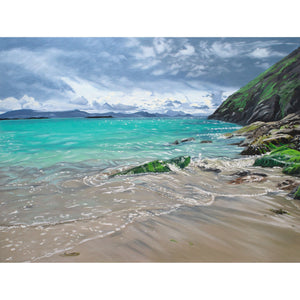 Keem Bay Acill Island Mayo seascape painting