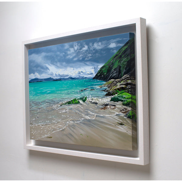 Framed original artwork of Keem Bay in Achill Island along the Wild Atlantic Way