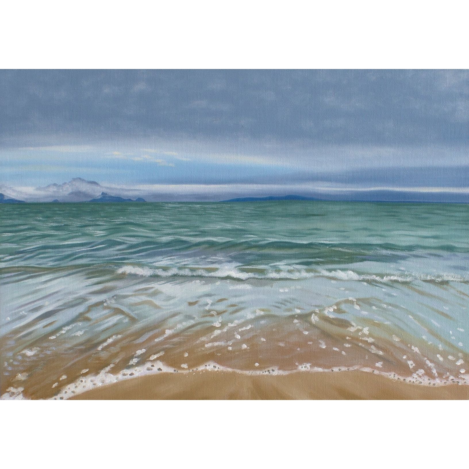 fresh wave painting of the atlantic ocean