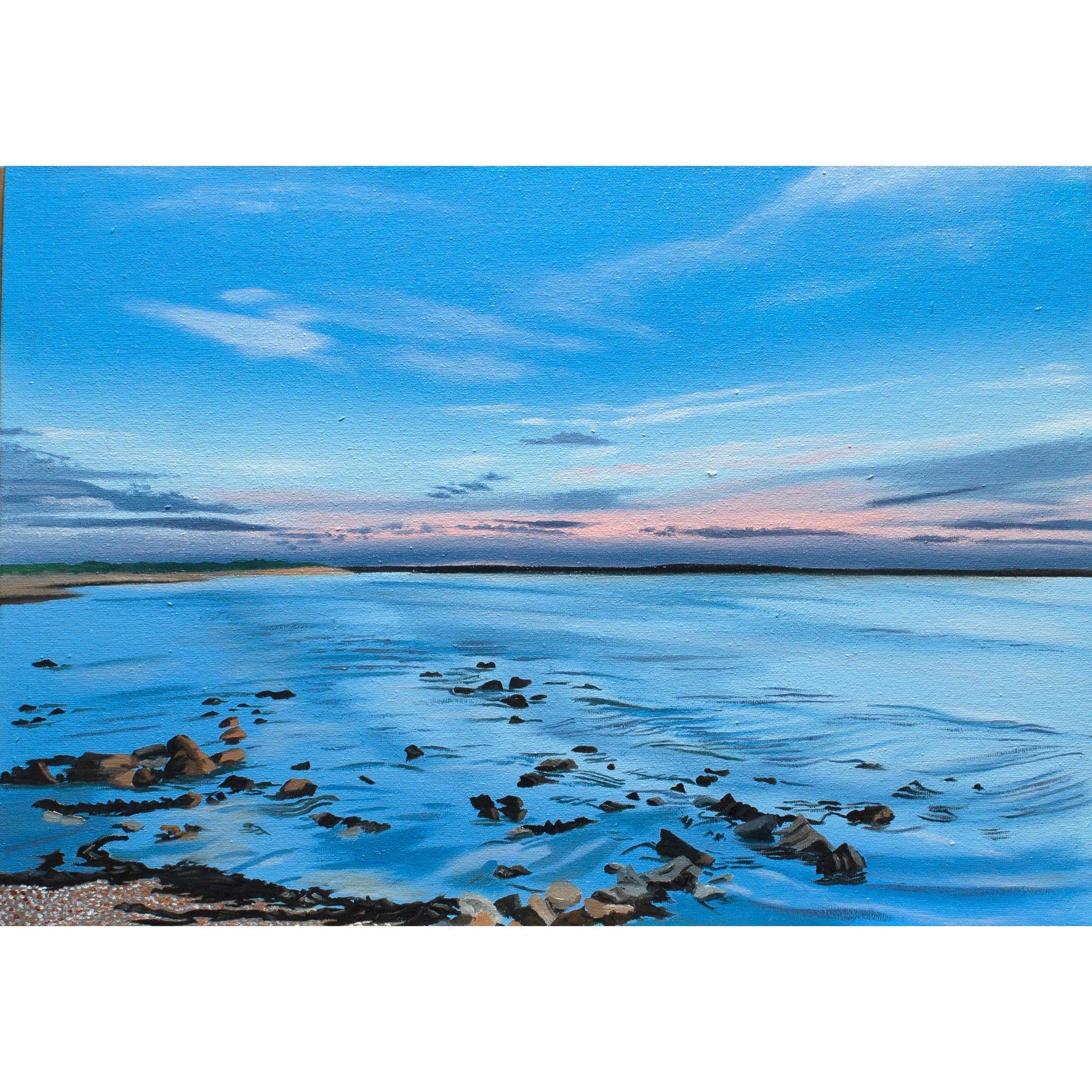 Contemporary seascape inspired original painting