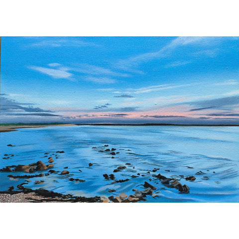 Contemporary seascape inspired original painting